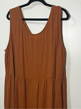 Rust Orange Lucy and Yak Jumpsuit